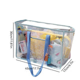 Large-Capacity Transparent Jelly Beach Pvc Bag
