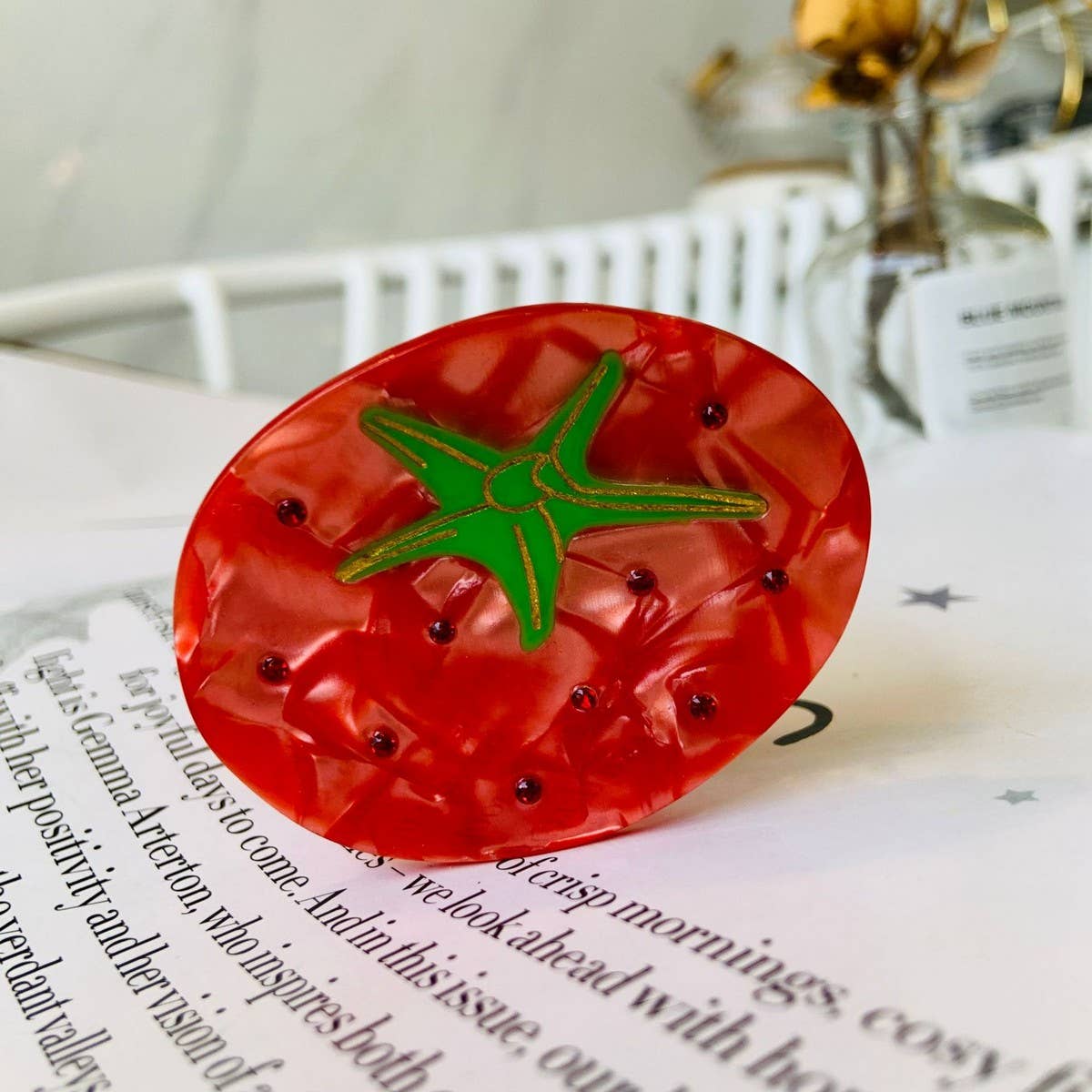 Cwaha1543_Funny Vegetable Hair Claw Clip