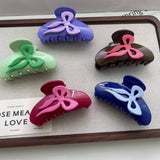 COLORFUL BOW ACETATE CLAW CLIP Y2K HAIR ACCESSORY_CWAHA5817