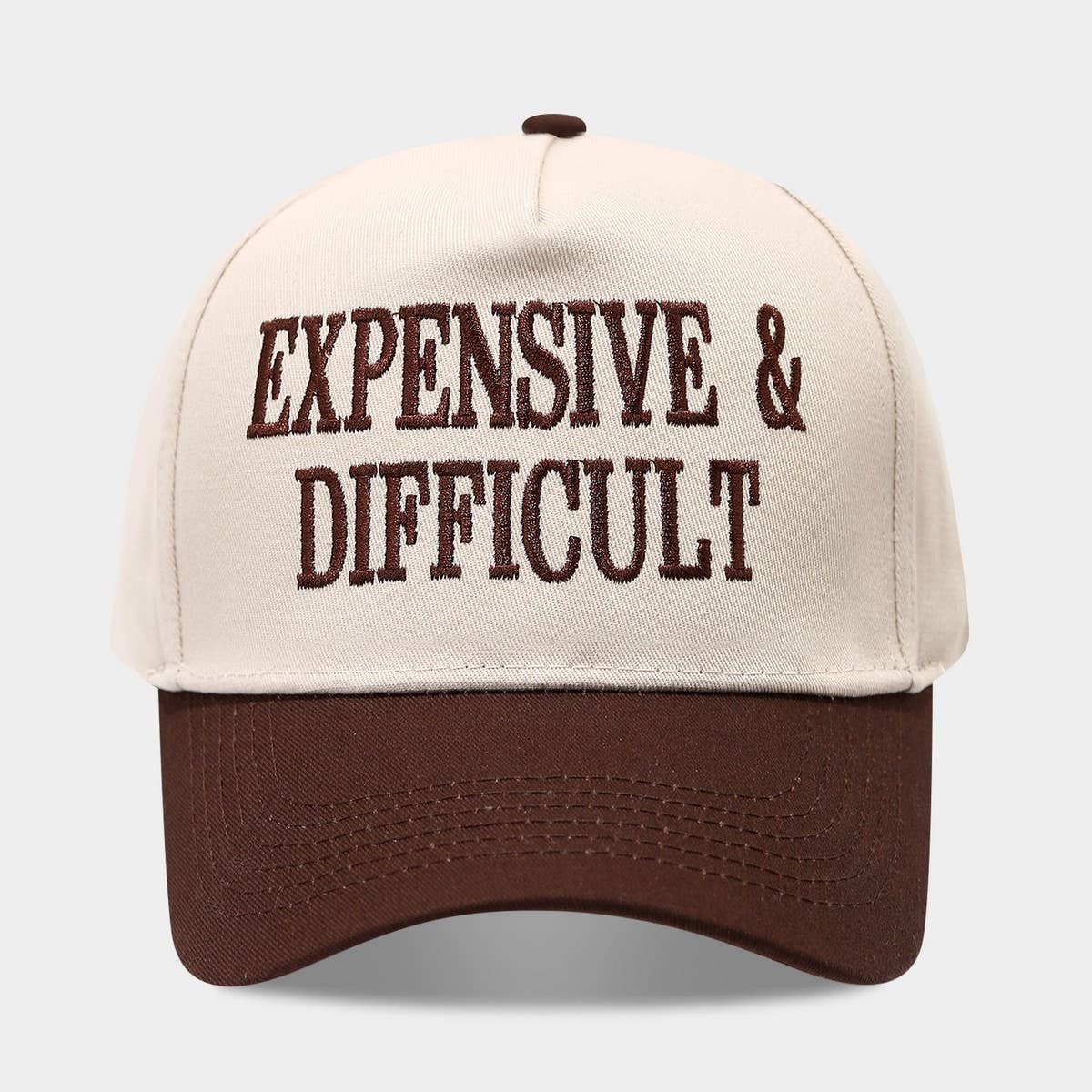 Retro Letter Embroidery Baseball Cap Unisex_Cwah04658