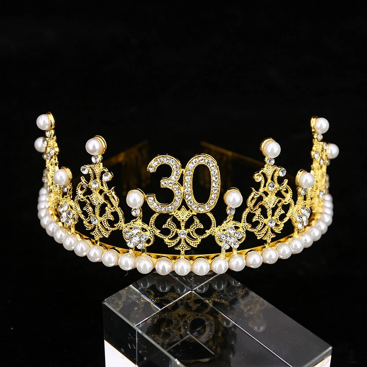 BIRTHDAY CELEBRATION WEDDING CRYSTAL HEADPIECE_CWMM2025