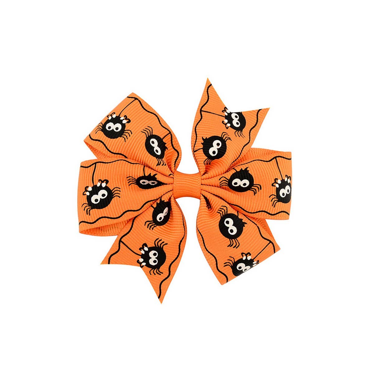 HALLOWEEN KIDS GROSGRAIN BOW HAIR CLIP_CWAHA6686