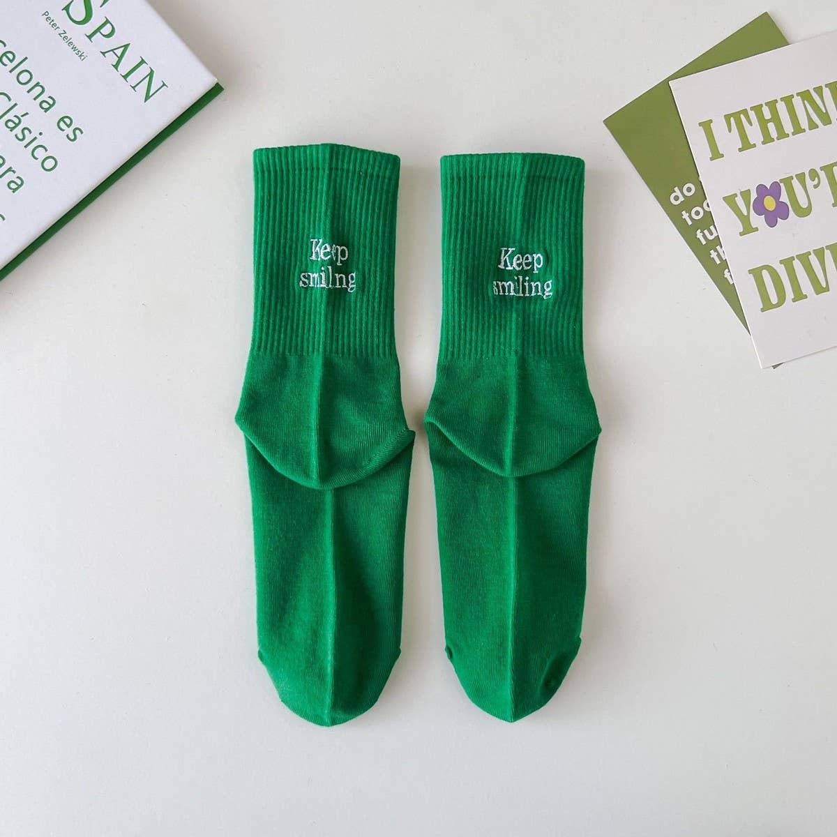 2024 NEW LETTER EMBROIDERY MIDDLE SOCKS_CWMS0918