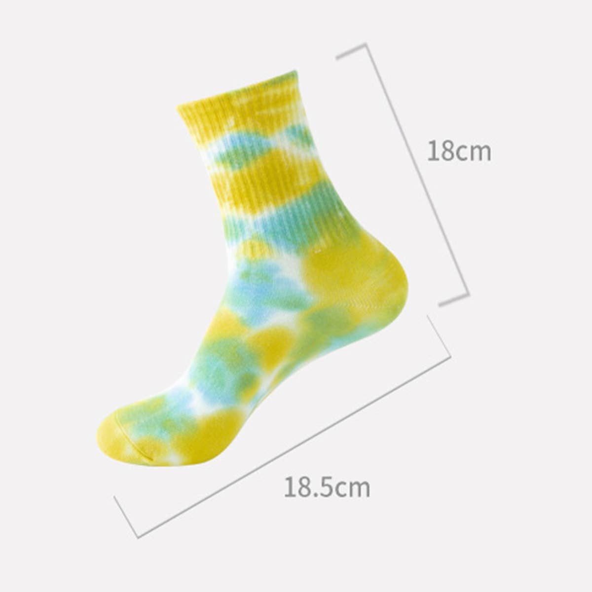 SIMPLE TIE DYED SKATEBOARD SOCKS_CWMS0269