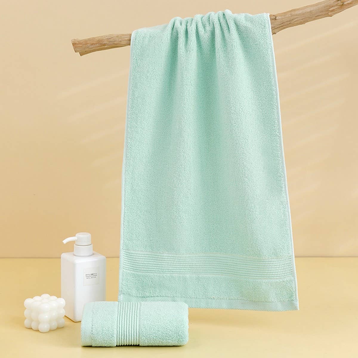HOUSEHOLD SOLID COLOR THIN SOFT COTTON TOWEL_CWMM2313