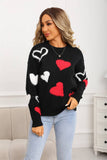 Valentines Day Little Hearts Jacquard Sweater