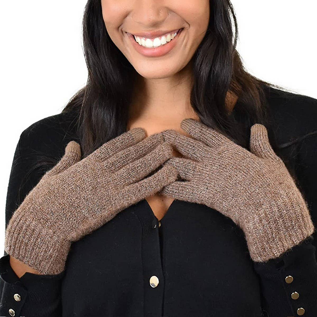 Winter Warm Outdoor Knitted Touchscreen Gloves_Cwag0385