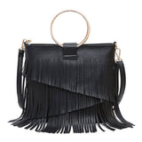 Cwab4544_Irregular Tassel Handbag Shoulder Bag