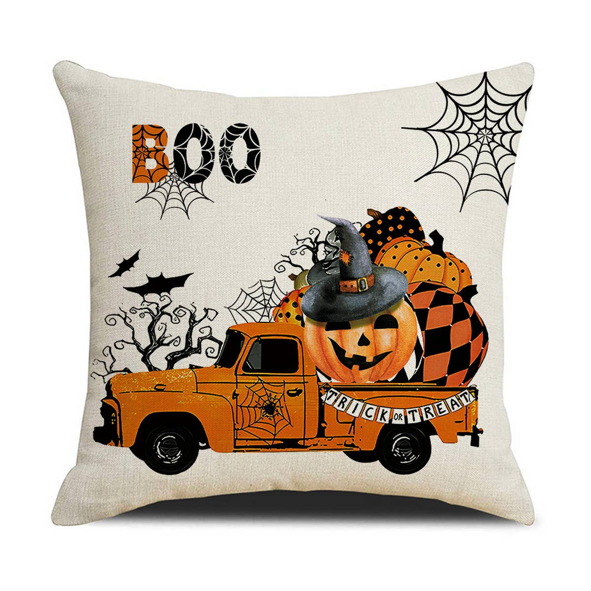 HALLOWEEN CARTOON FUNNY LINEN PILLOWCASE_CWMM1334