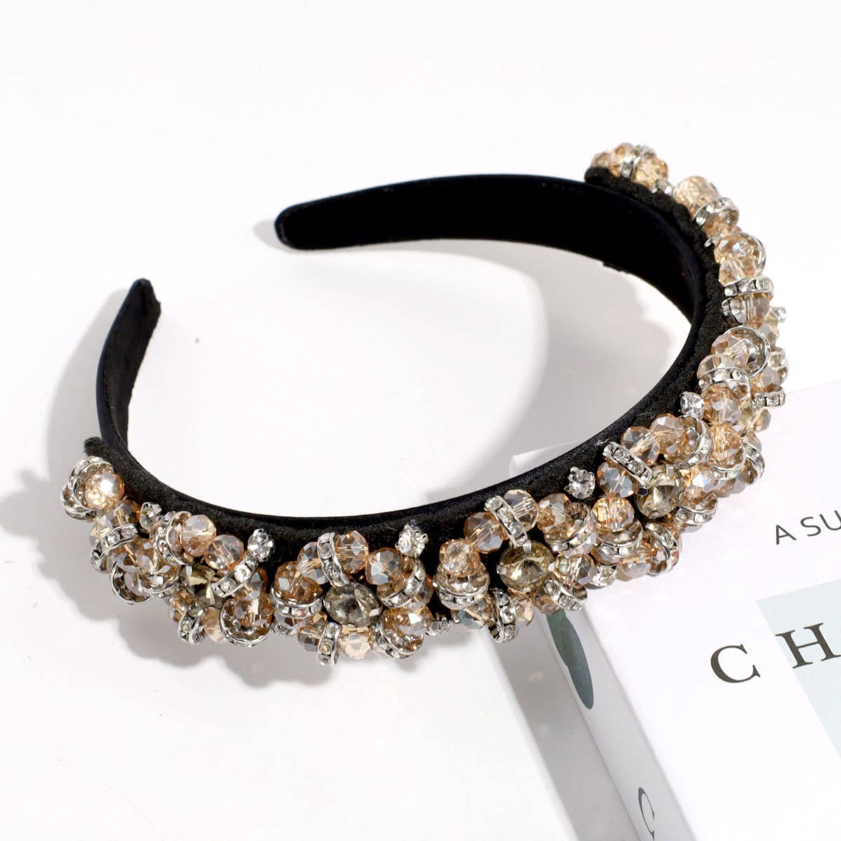 SIMPLE WIDE BRIMMED RHINESTONE HEADBAND_CWAHA2242