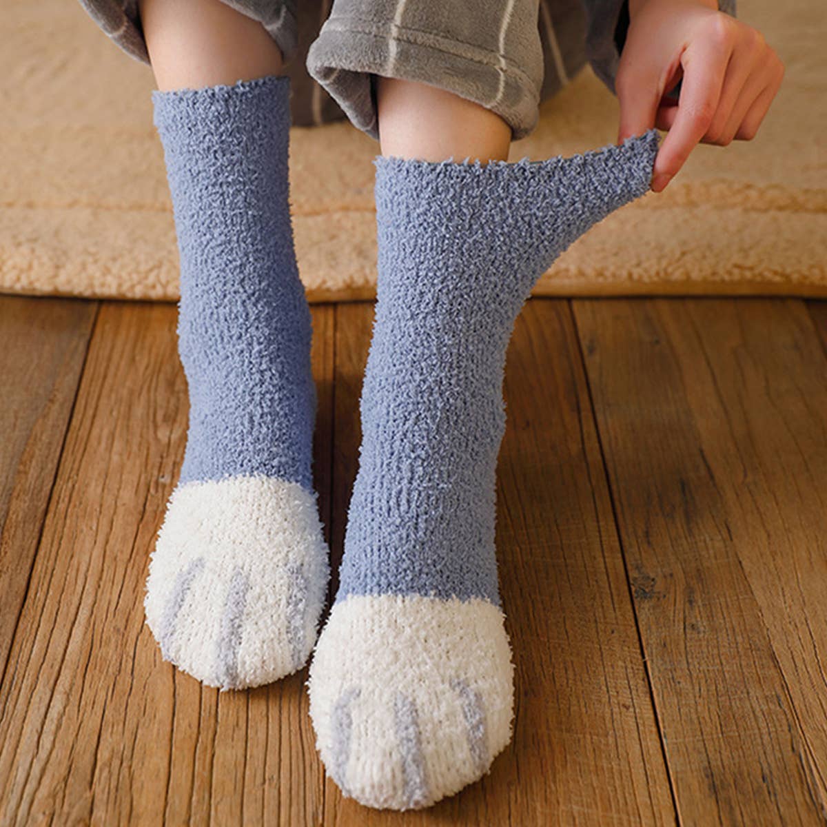 NEW STYLE WARM MID CALF SLEEPING SOCKS_CWMS0967
