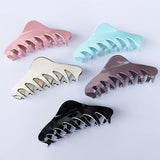 11 5CM SOLID EDGE HAIR CLAW LARGE BACK SHARK CLIP_CWAHA2613