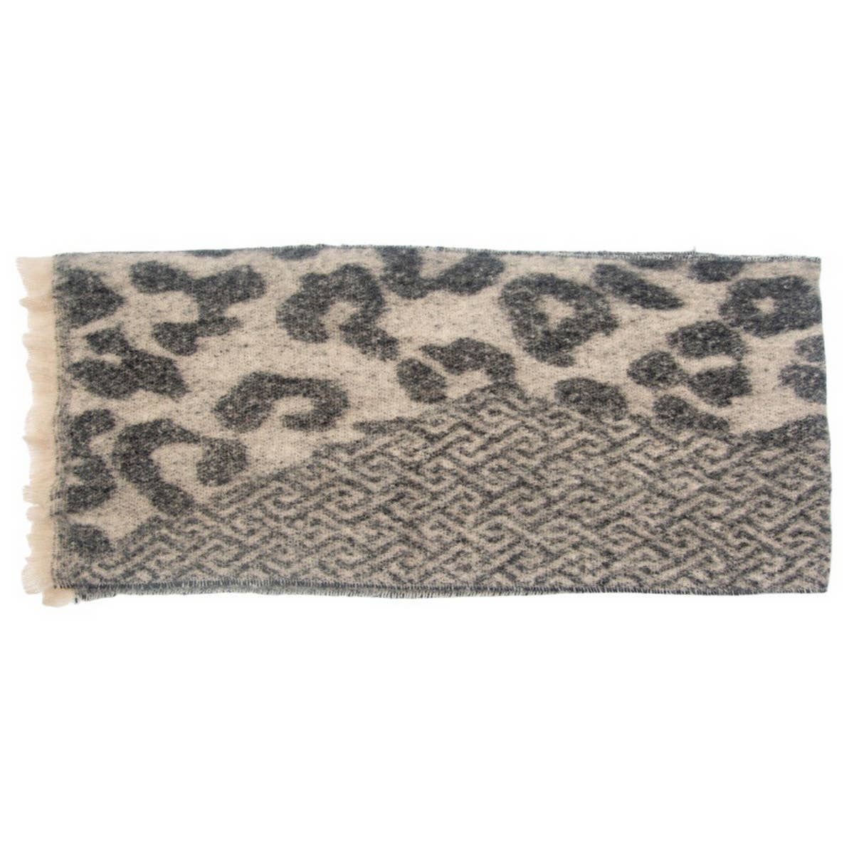 NEW JACQUARD LEOPARD PRINT SCARF FOR FALL WINTER_CWASC0875
