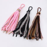 SOLID COLOR VELVET TASSEL KEYCHAIN BAG PENDANT_CWMM3555