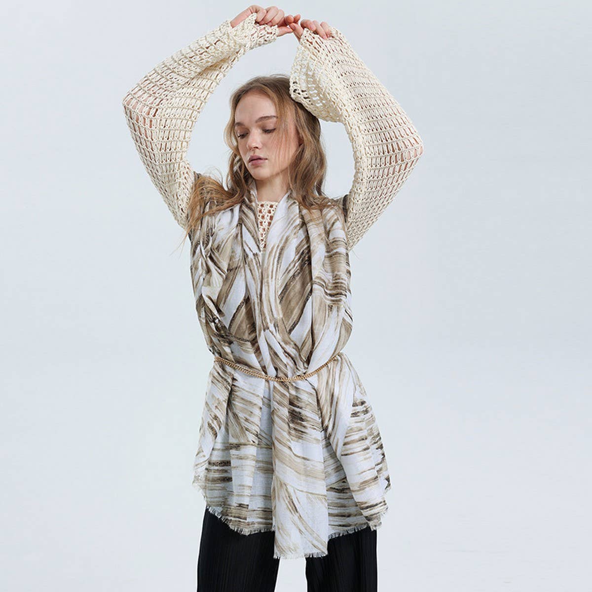 Summer Beac Vacation Sun Protection Scarf Shawl_Cwasc0684