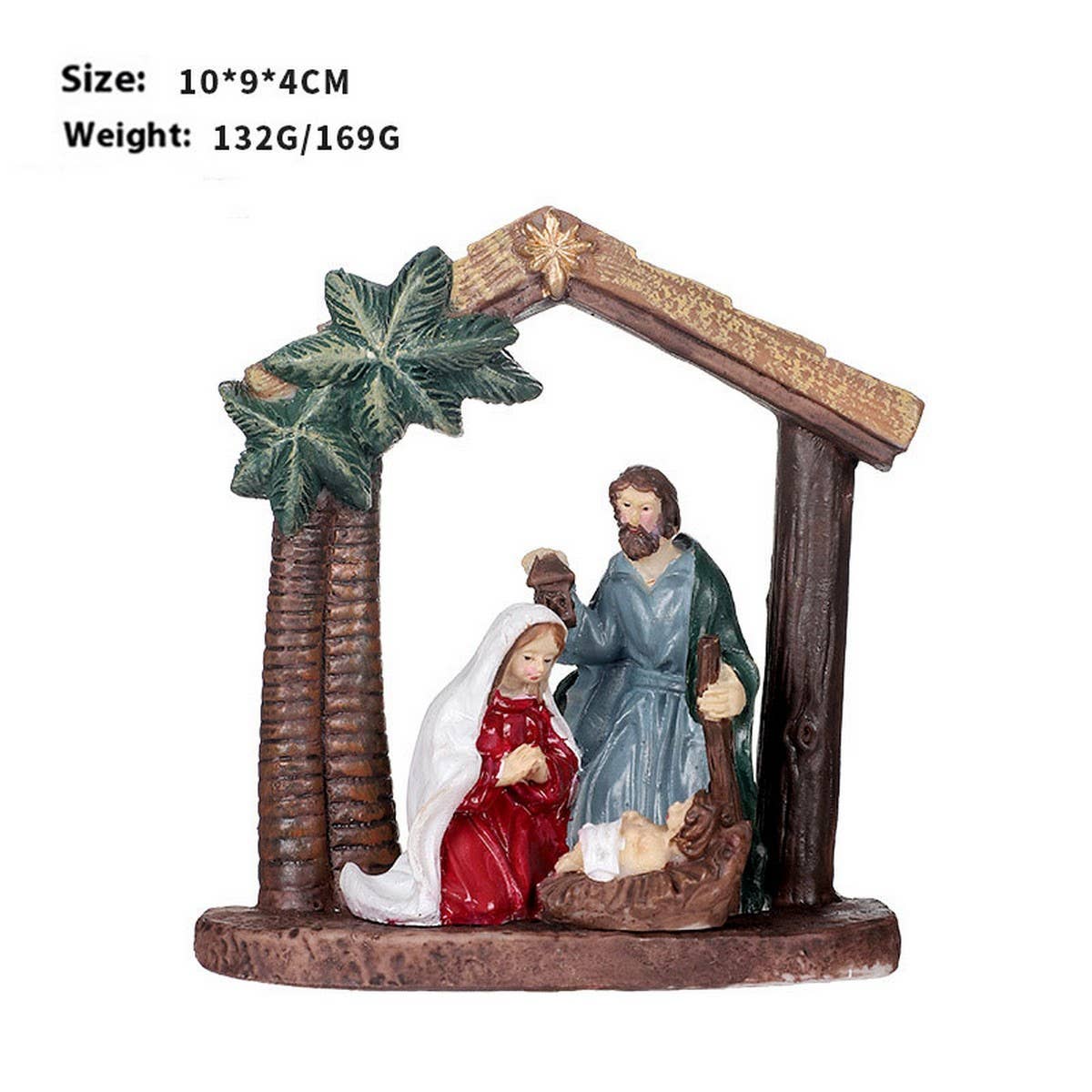NATIVITY SCENE RESIN CHRISTMAS TABLE DECOR_CWMM9874