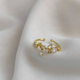 FASHIONABLE AND ELEGANT RHINESTONE CROSS RING_CWAJE3107