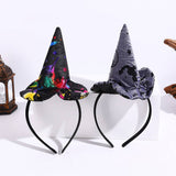 Cwah4024_Halloween Funny Angel Hat Skull Hair Band