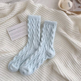 COZY THICK PLUSH HEMP KNIT SOCKS FOR FALL WINTER_CWMS0881