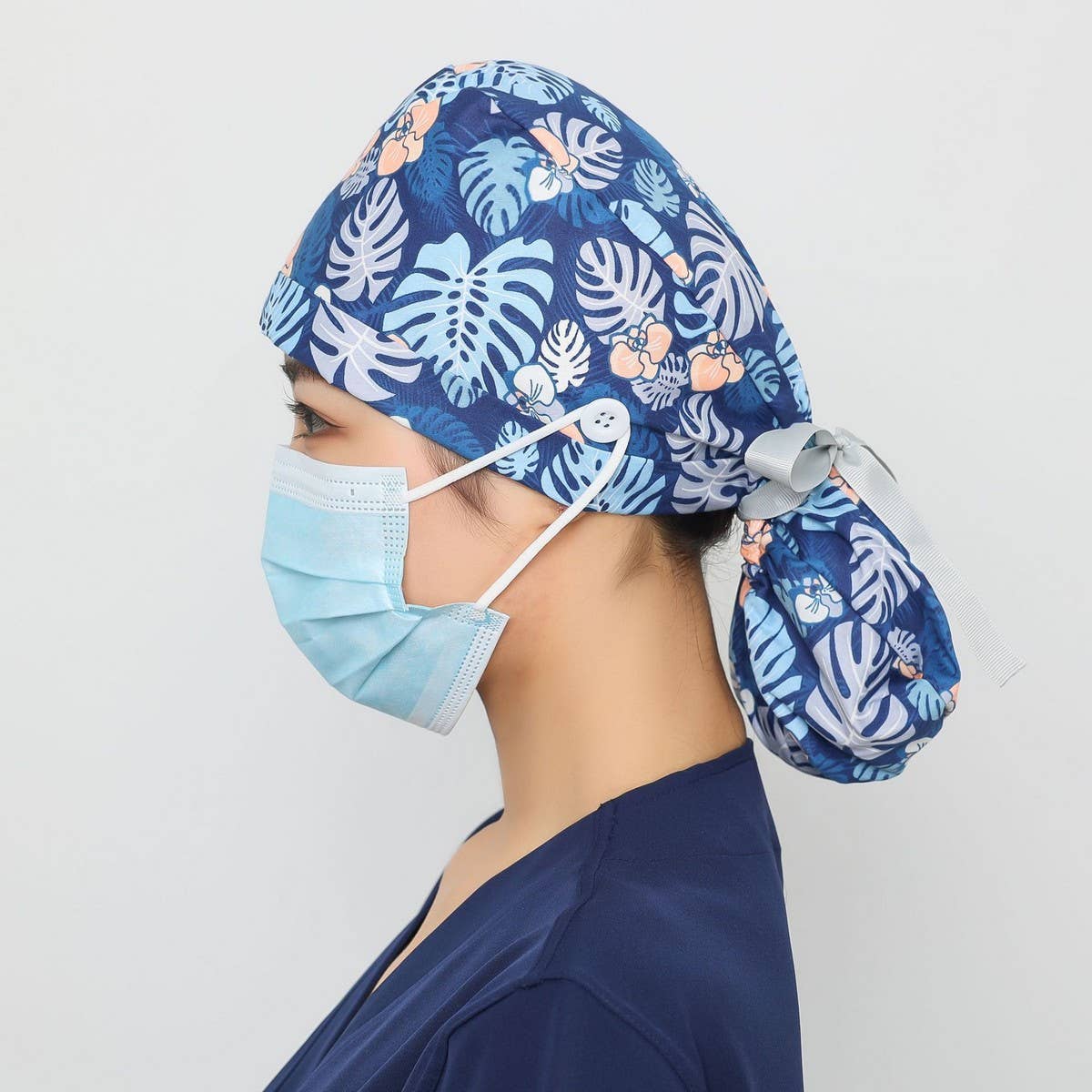 Long Hair Style Baotou Hat Frosted Work Hat_Cwah3385