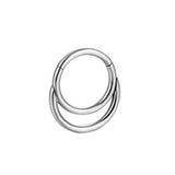 Titanium Seamless Spike Nose Ring Piercing_Cwmm9514