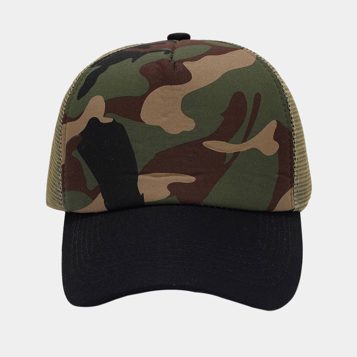 SPLICED LIGHT PANEL BREATHABLE BASEBALL CAP_CWAH1572