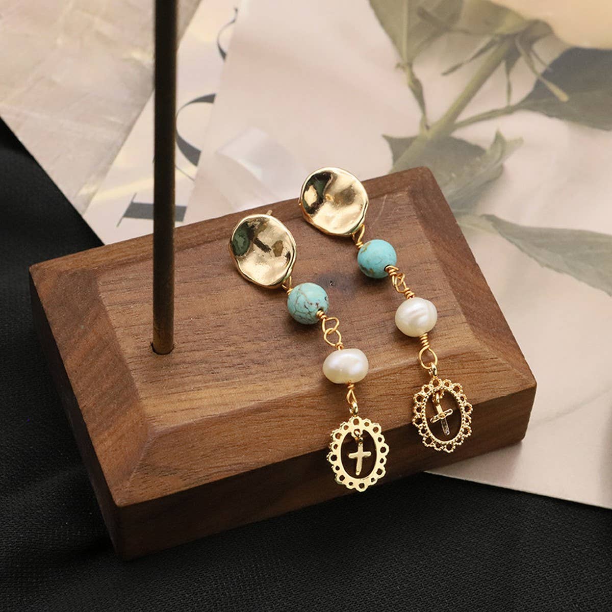 NEW HIGH END NATURAL FRESHWATER PEARL EARRINGS_CWAJE3807