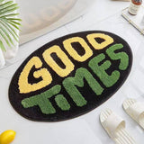 CUTE AVOCADO BATHROOM RUG QUICK DRY NON SLIP MAT_CWMM7405