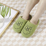 NEW CHRISTMAS GRINCH WARM COTTON SLIPPERS_CWSHS0744