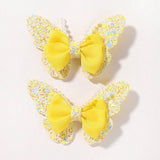 GLITTER BOW HAIR CLIPS SET FOR BABY GIRLS_CWAHA6754