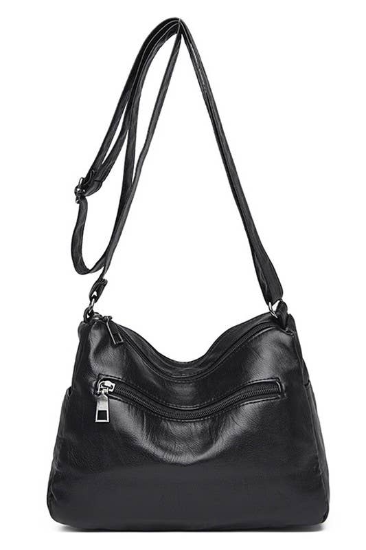 Washed Leather Cross Border Shoulder Bag_Cuab0058