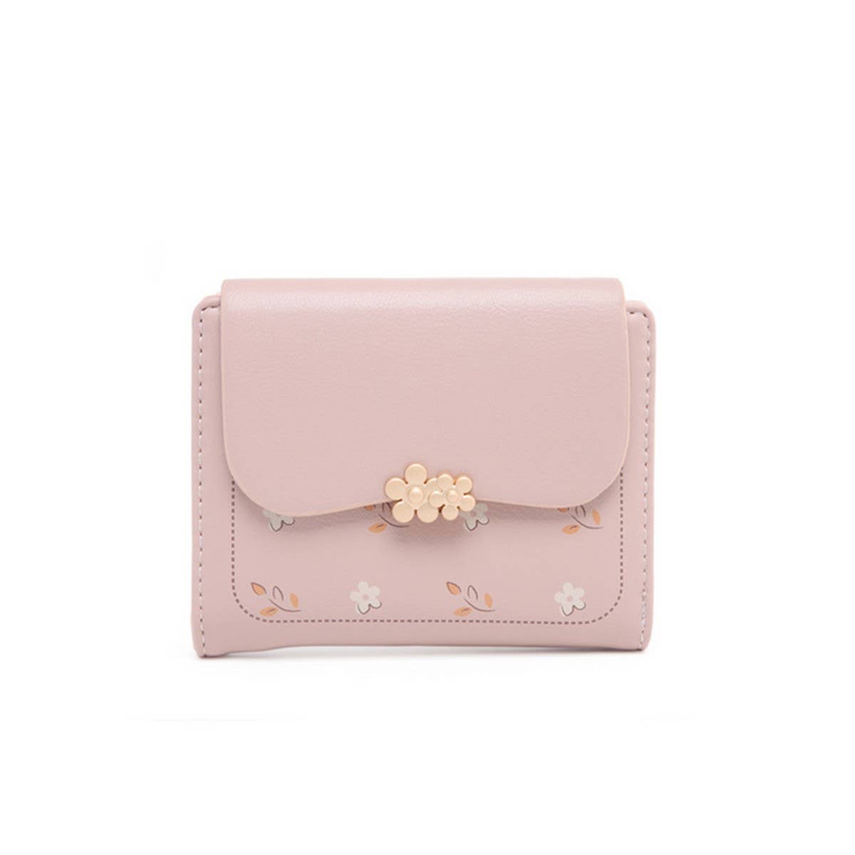 Fresh Sweet Print 3-Fold Zipper Wallet_Cwab06259