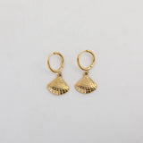 CREATIVE STAINLESS STEEL MIRROR PENDANT EARRINGS_CWMM5723