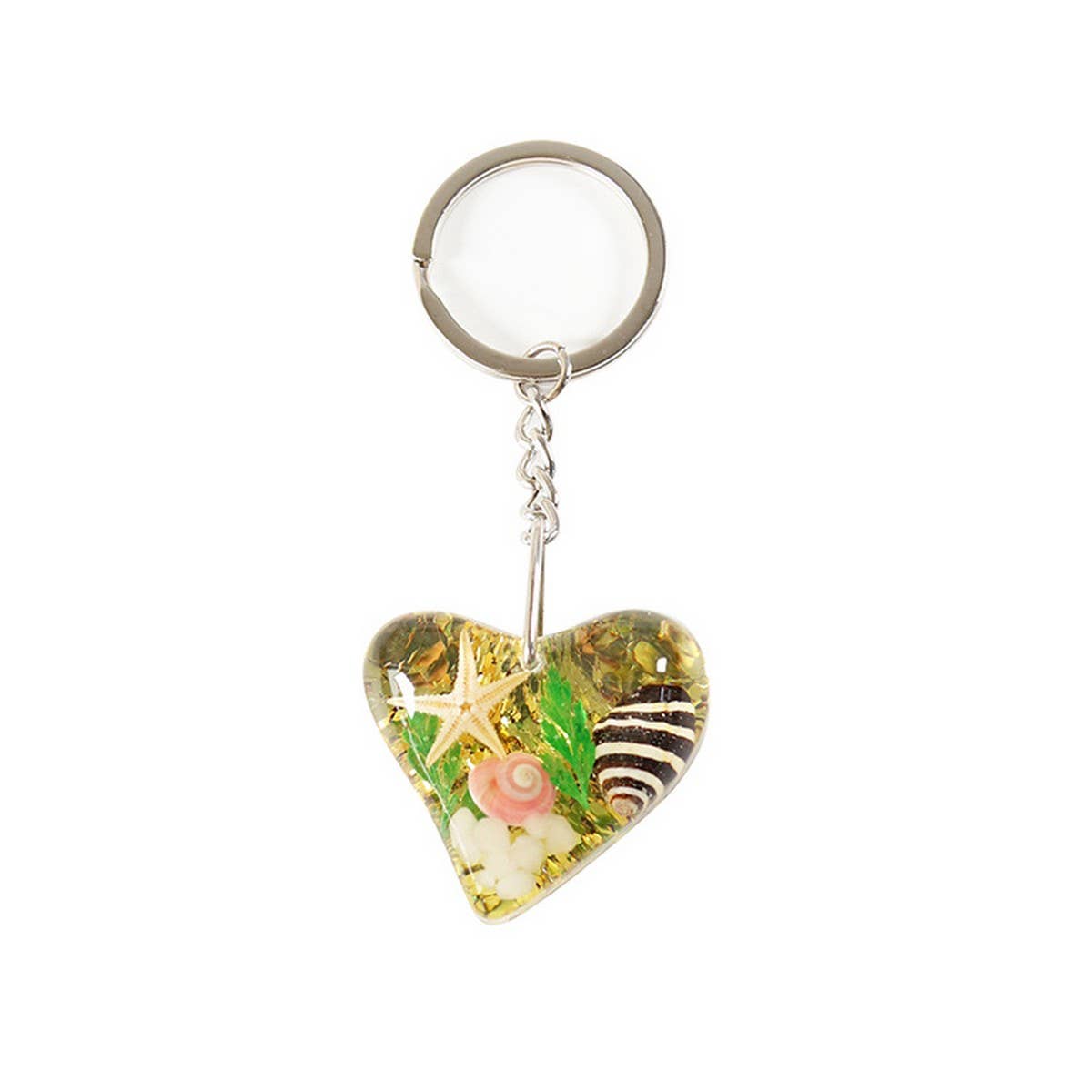 NEW OCEAN SERIES METAL CAR KEYCHAIN PENDANT_CWMM3705