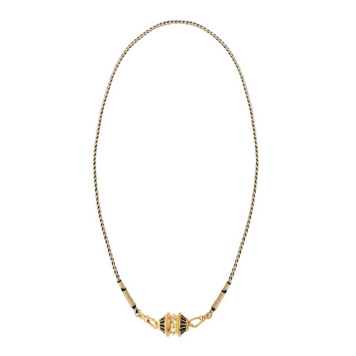 CREATIVE DOPAMINE TWIST IRREGULAR NECKLACE_CWMM3892