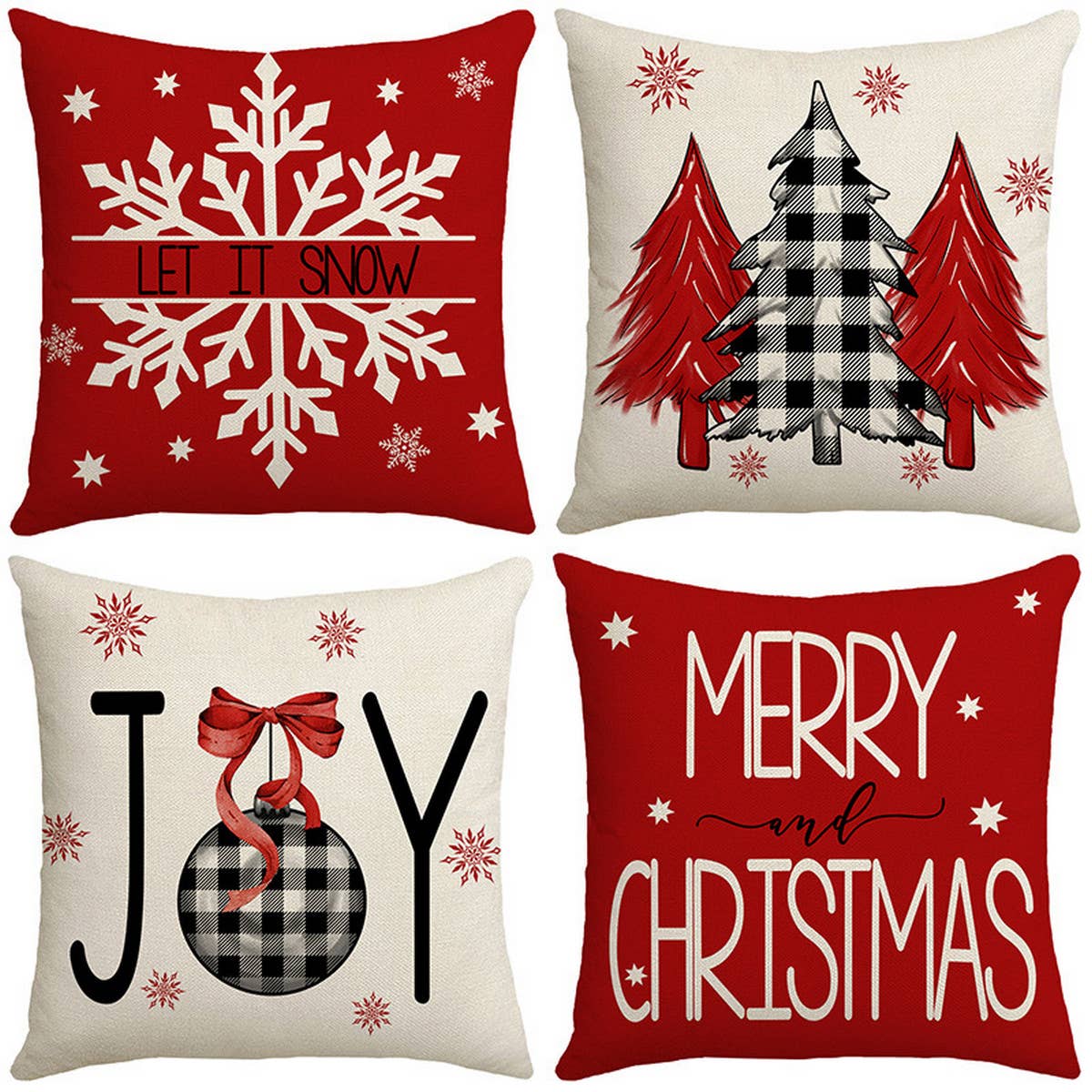 CHRISTMAS TREE SNOWFLAKE HOME PILLOWCASE_CWMM1381