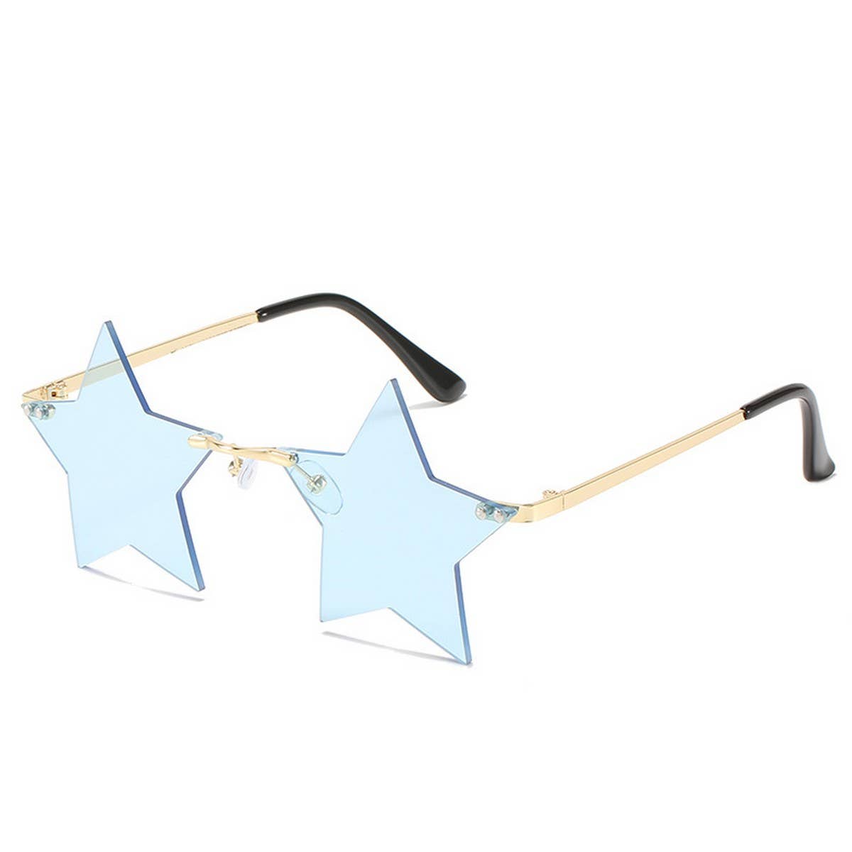 FIVE POINTED STAR SUNGLASSES FRAMELESS SUNGLASSES_CWASG0721