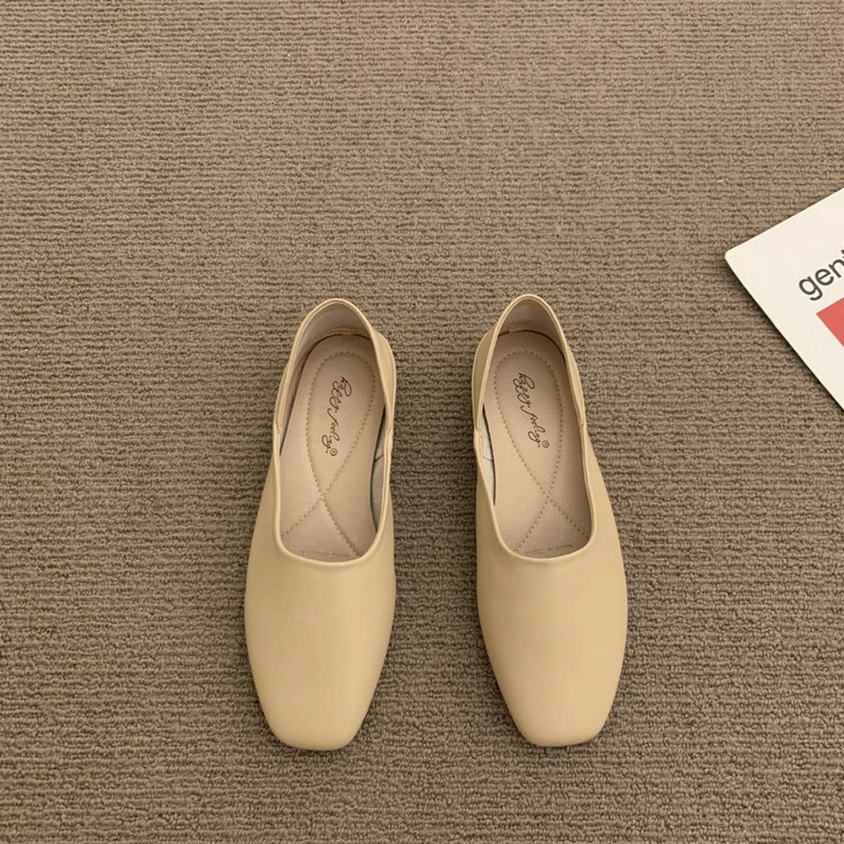 SOFT LEATHER SLIP ON LOAFERS FOR WOMEN_CWSHF0054