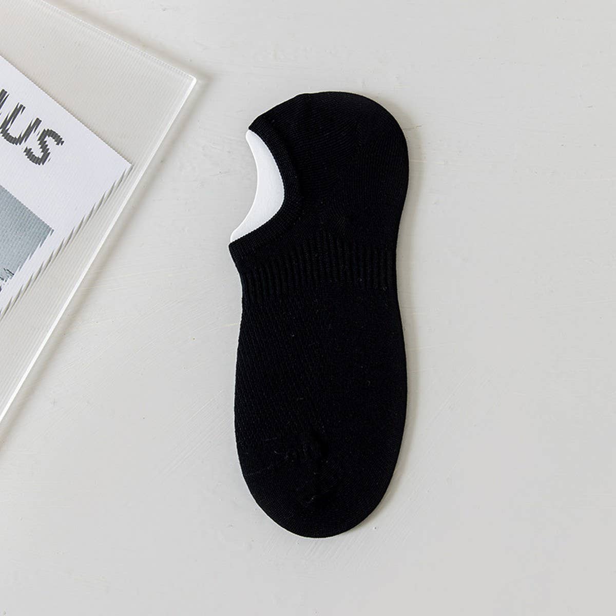 MENS BONELESS MESH SHALLOW INVISIBLE SOCKS_CWMS2011