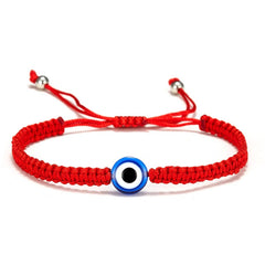 Cwaje2556_Blue Eye Evil Eye Red String Bracelet