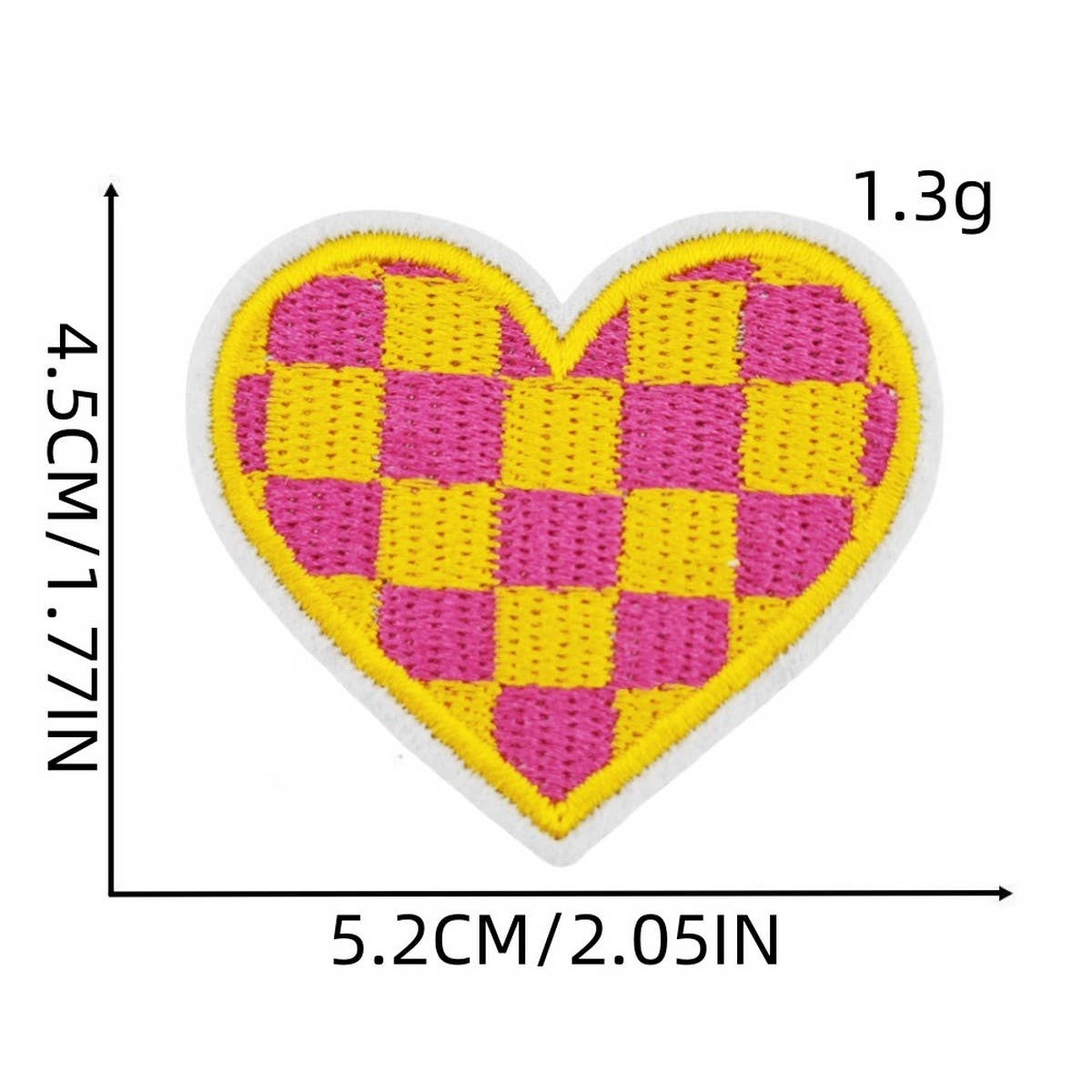NEW CREATIVE COLORFUL LOVE EMBROIDERY PATCH_CWMM4058