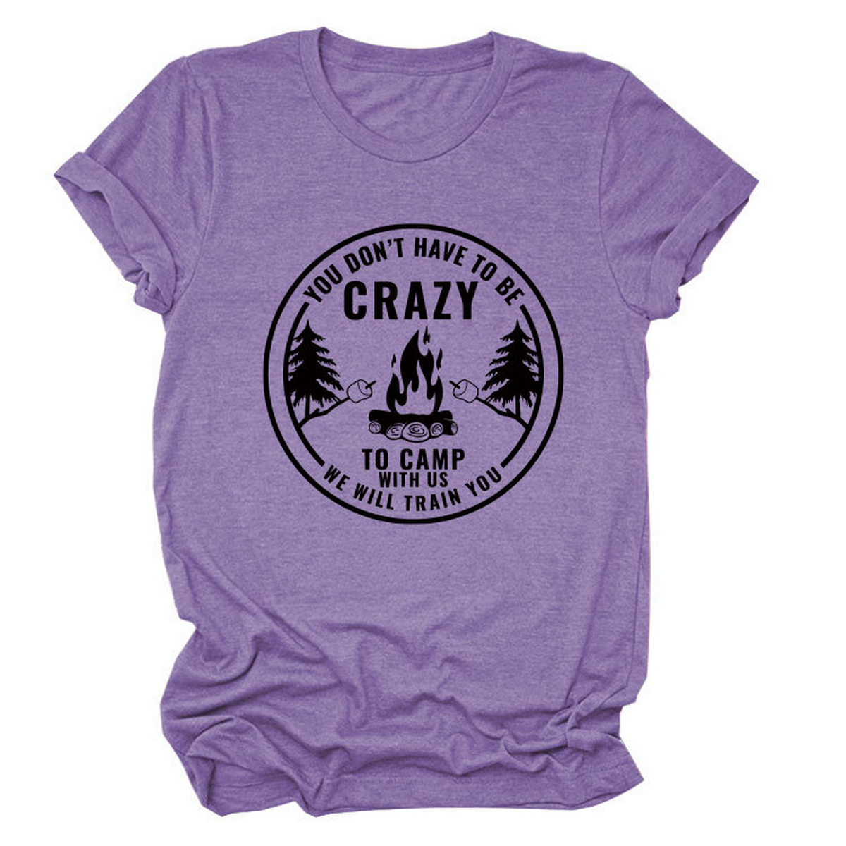 FUNNY QUOTE TEE YOU DON T HAVE TO BE CRAZY _CWTTS1490