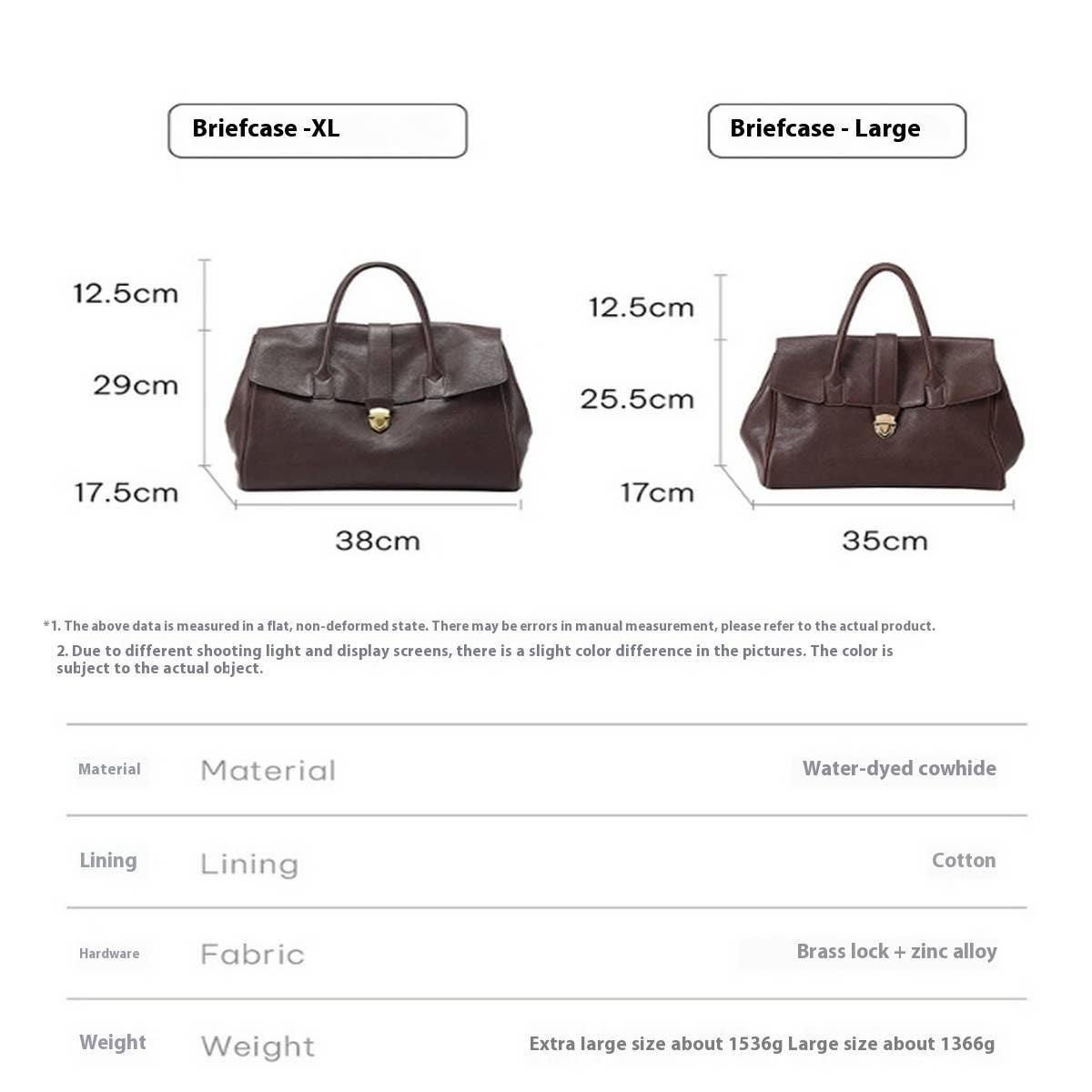 LADIES LEATHER BRIEFCASE VINTAGE TOTE STYLE_CWAB5320