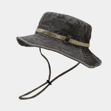 Washed Cotton Outdoor Sun Hat For Men Women_Cwah3826