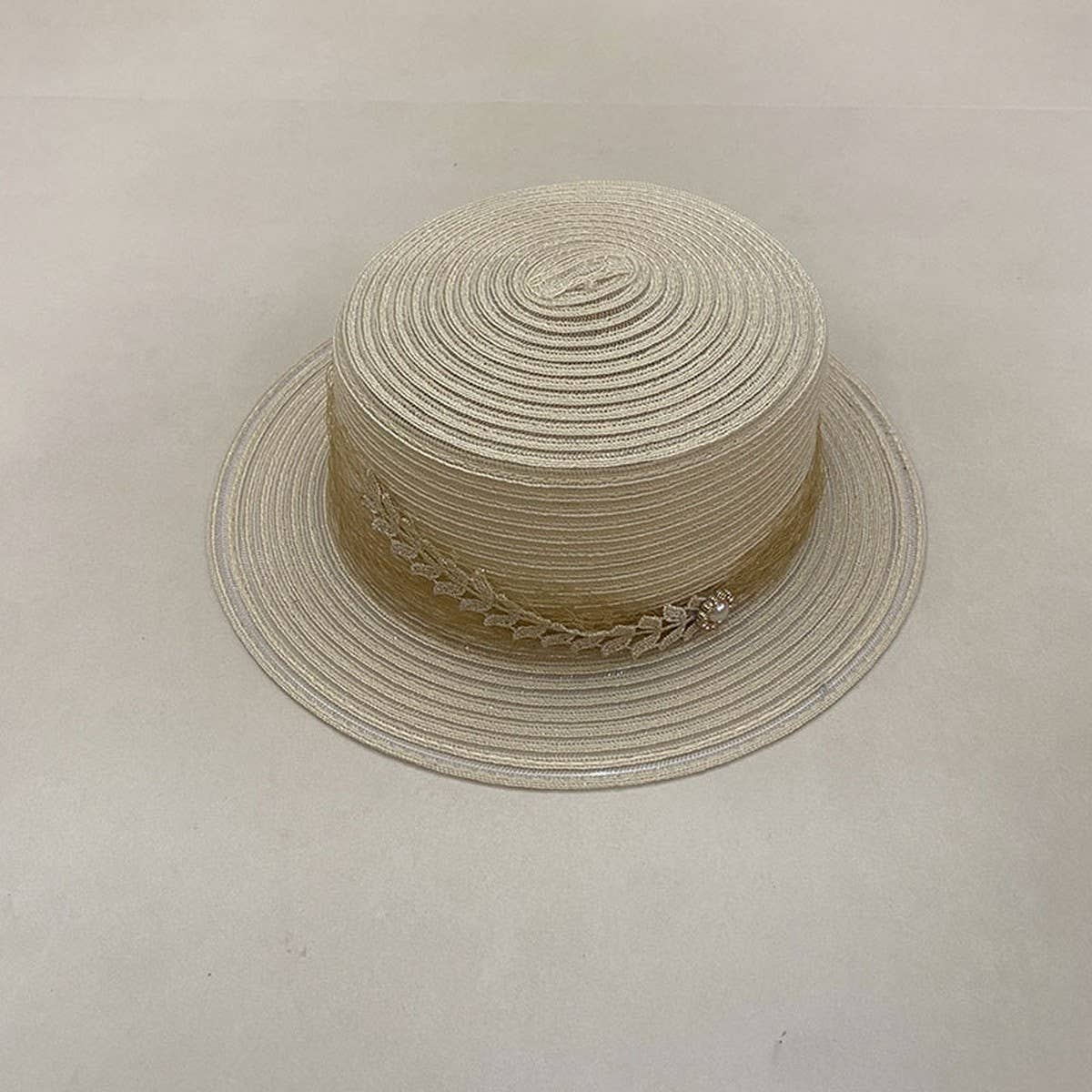 HIGH GRADE SATIN SUN HAT FOR WOMEN_CWAH3393