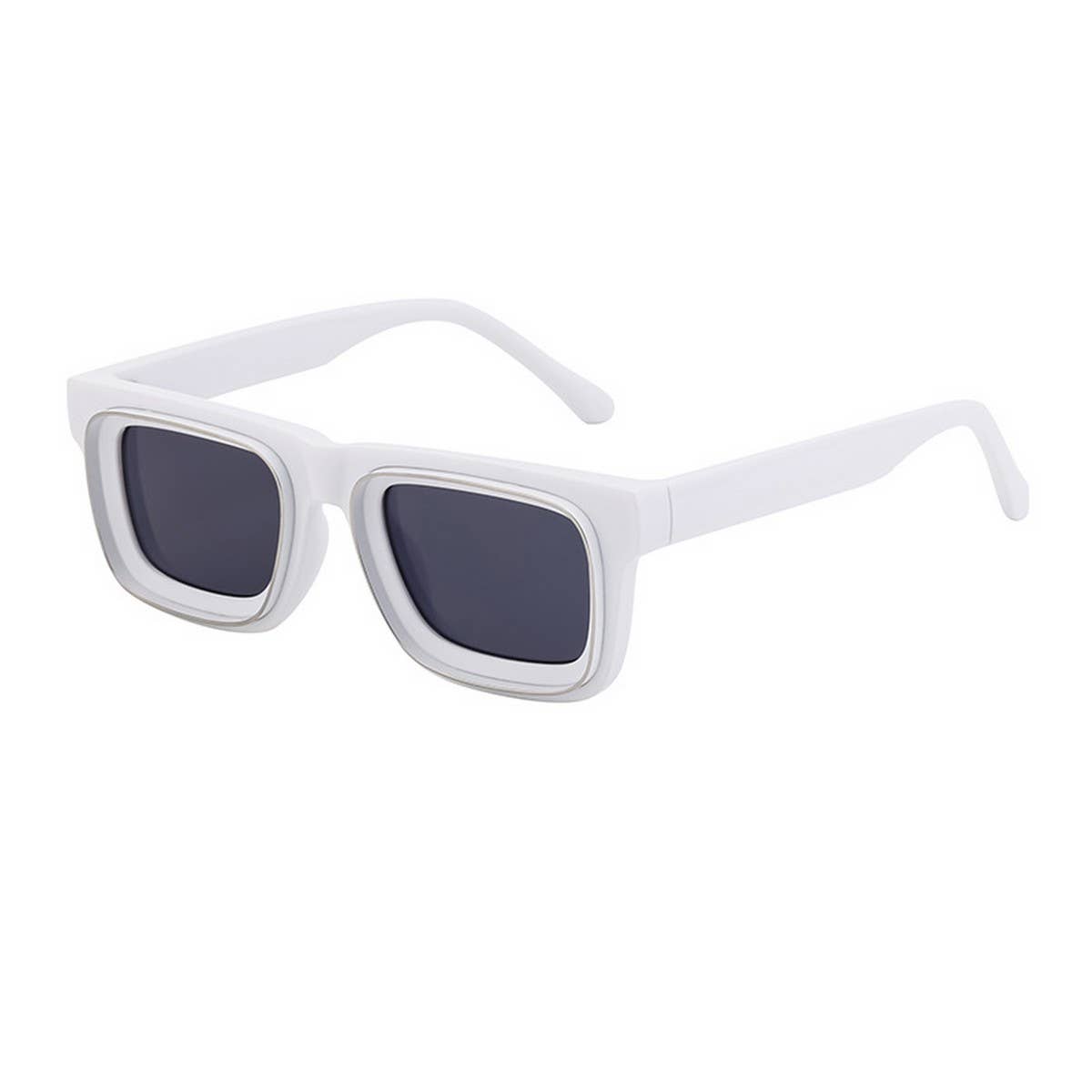 RETRO SQUARE FRAME OUTDOOR STREET STYLE SUNGLASSES_CWASG0686