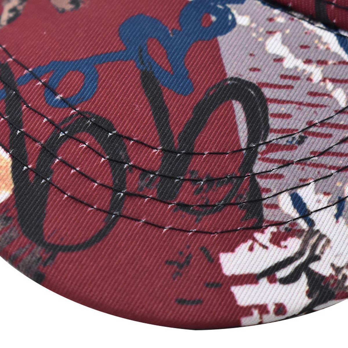 Vintage Letter Patch Graffiti Trucker Hat_Cwah1369