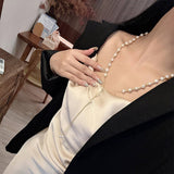 HIGH END ALL MATCH PEARL SWEATER NECKLACE_CWAJE3895