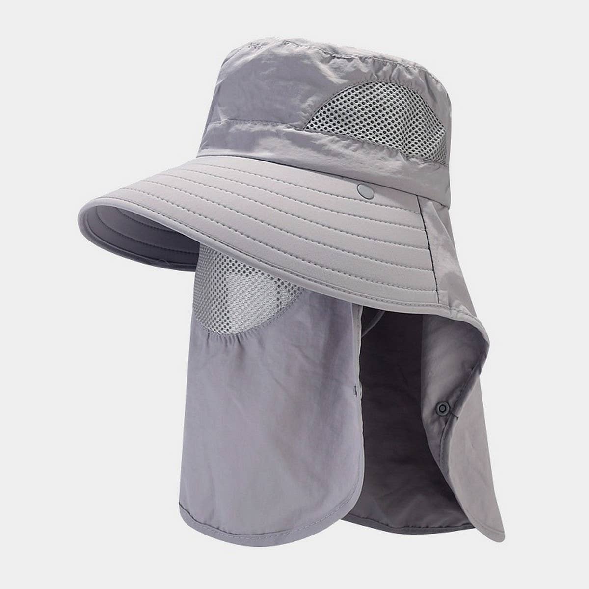QUICK DRY JUNGLE SUN HAT WITH FACE FLAP FOR HIKING_CWAH3803