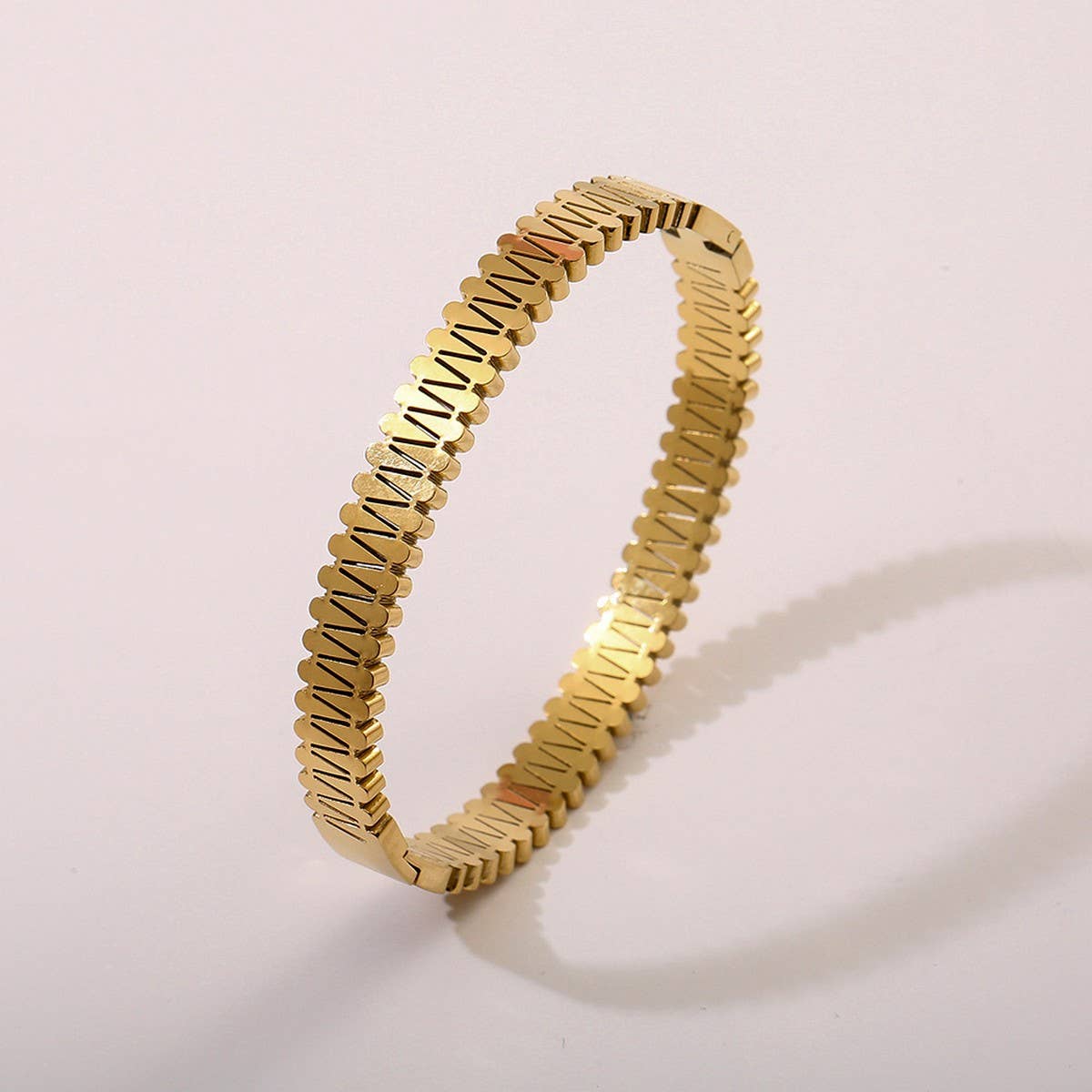 CLASSIC 18K GOLD ZIRCON BRACELET VINTAGE STYLE_CWAJE4600